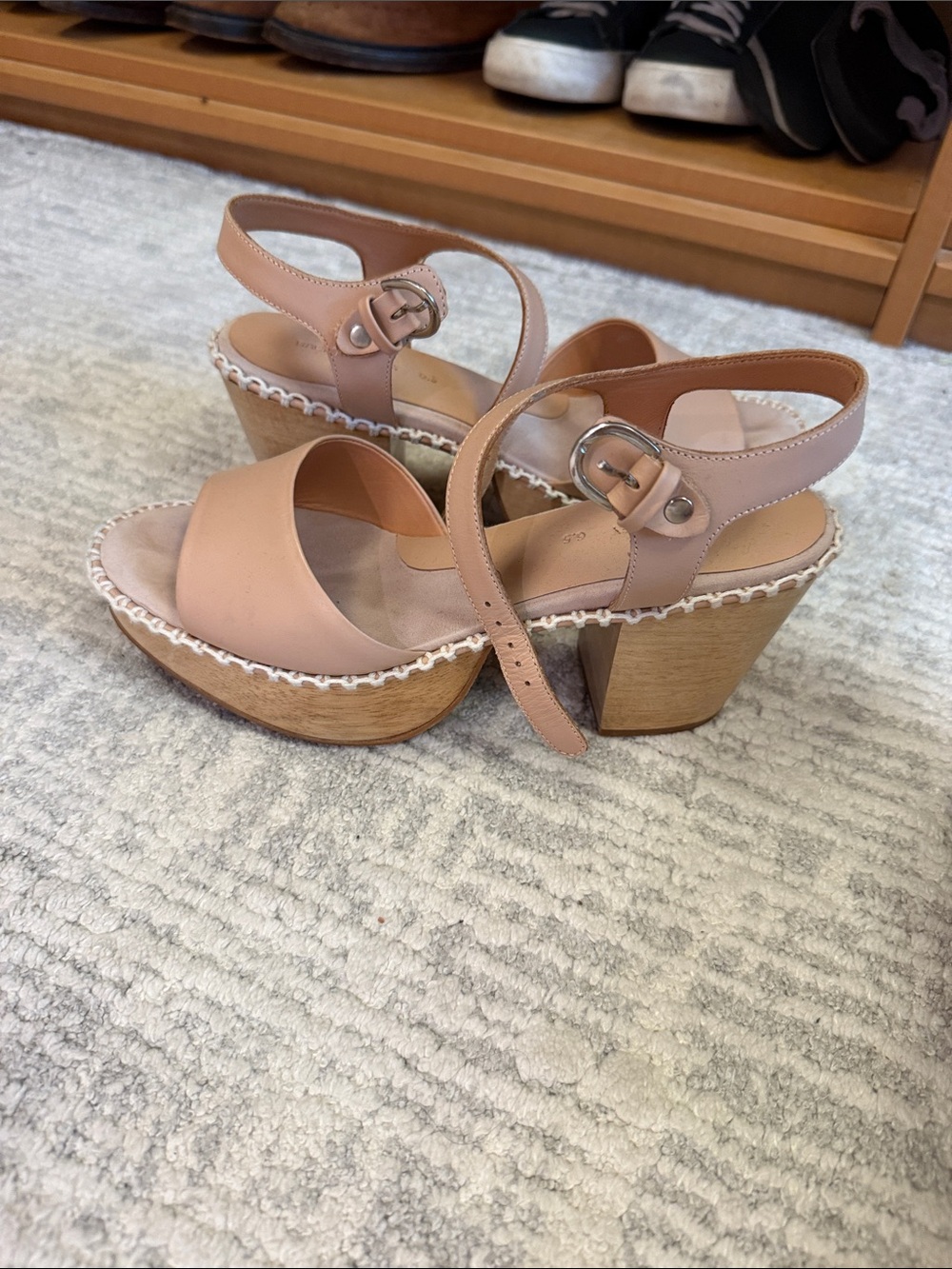 Rachel Comey wood block heel sandal